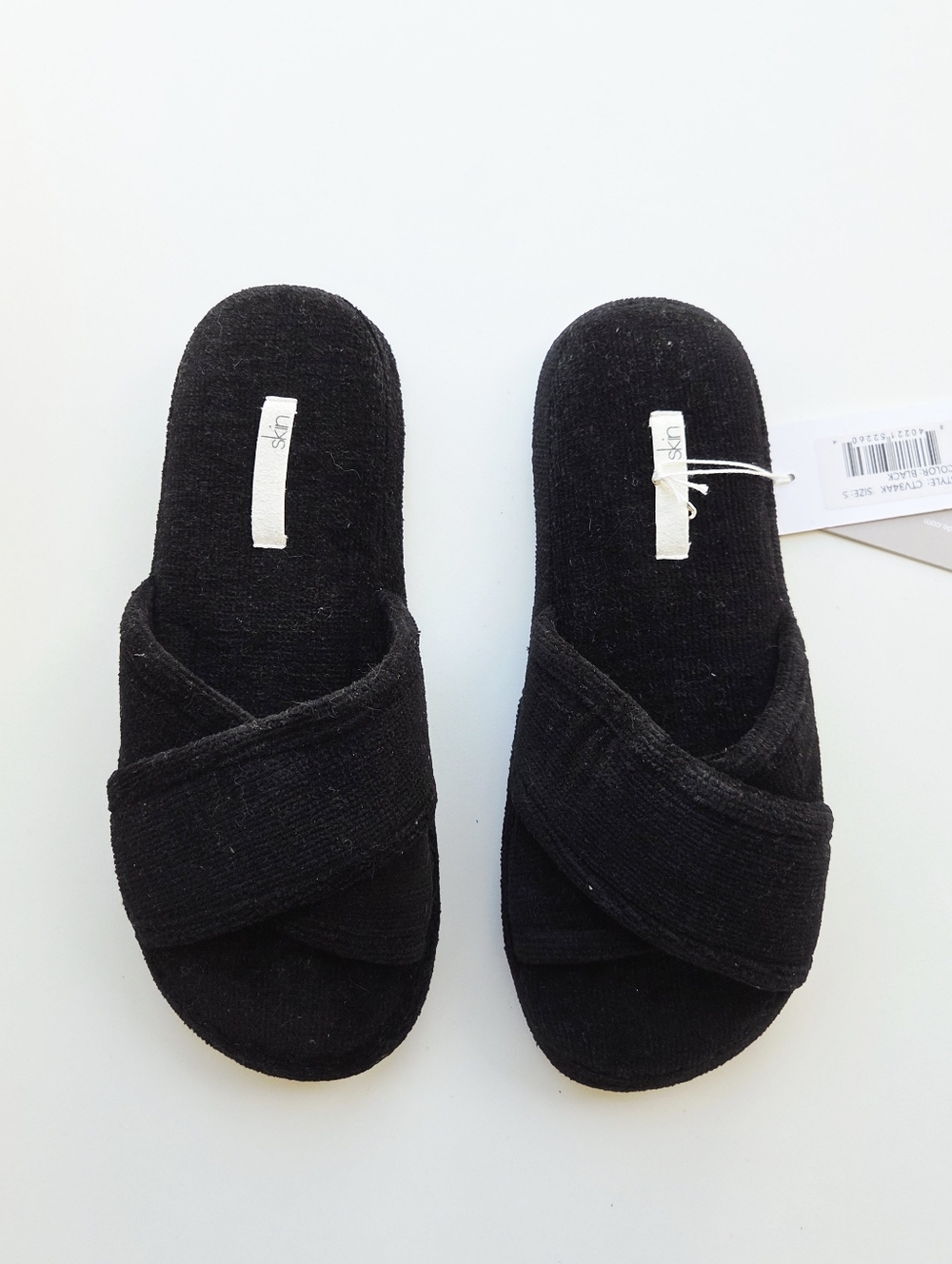 Skin Kyoto Cotton Terry Slipper Sandals Small Sizes 5 6